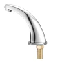 Touchless Bathroom Sink Faucet, Automatic Motion Sensor Restroom Toilet Faucet Cold Water with Hole Cover Plate, Battery Operate