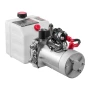 VEVOR 4 L Hydraulic Power Unit, Single Acting Dump Trailer Pump, 22 MPa Max Relief Pressure & 3.4 L/min Flow Rate, DC 12V Hydrau