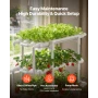Hydroponics-dyrkningssystemsæt, 3-trins 108-pladser UPVC Pipe