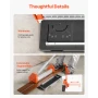 304.8mm Vinyl Floor Cutter, 16mm Thick Laminate Flooring Cutter with Upgraded Labor-Saving Aluminum-Alloy Lever, Telescoping Sup