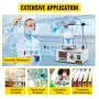 85-2 Magnetic Stirrer with Heating Plate 1000ml Stirring Speed 2000 rpm Laboratory Magnetic Stirrer 300W Digital Display with Ad