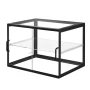 Bakery Display Case, 2-Tier Commercial Countertop Pastry Display Case, Clear Acrylic Bread Box for Kitchen, Party Cake Cabinet w