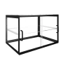 Bakery Display Case, 2-Tier Commercial Countertop Pastry Display Case, Clear Acrylic Bread Box for Kitchen, Party Cake Cabinet w