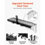150 cm Tow Behind Landscape Rake, 3 Point Hitch Lawn Dethatcher Rake, 26 Spring Steel Tines, for Category 1 Tractors, Heavy Duty