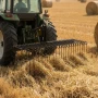150 cm Tow Behind Landscape Rake, 3 Point Hitch Lawn Dethatcher Rake, 26 Spring Steel Tines, for Category 1 Tractors, Heavy Duty