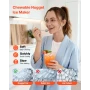 Countertop Ice Maker, 15 kg per Day, Self-Cleaning Portable Machine with Scoop, Drawer-Style Ice Access, Nugget Ice-Making Machi