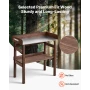 VEVOR Pottebænkbord, udendørs havearbejdsplads med 78 x 38 cm træbordplade, opbevaringshylder, kroge, haveplantning