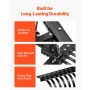106.7cm Tow Behind Landscape Rake, 3-Point Lawn Rock Rake with Blade & Lift Lever, Fit Category 1 ATVs UTVs Lawn Tractors, Heavy