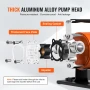 Water Transfer Pump, 12V DC 23 L/min(360 GPH) 75W(1/10HP), Portable Electric Utility Pump with 183cm / 6 ft Suction Hose Kit, Im