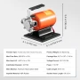 vandoverførselspumpe, 12V DC 23 L/min(360 GPH) 75W(1/10HK)