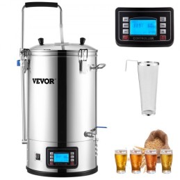 Electric Brewing System, 8 Gal/30 L, All-in-One Home Beer Brewer w/ Auto/Manual-Mode Panel, Mash Boil Device w/ 100-2500W Power