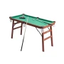Folding Pool Table, 140cm Portable Billiards Tables, Foldable Space-Saving Entertainment Game Set Includes Ball, Cue, Rack, Chal