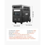 Portable Power Station, 3600W 3840Wh Power Station Solar Generator with 10 Output Ports & Adjustable Input Power, Expandable LiF