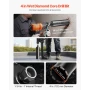 Core Drill Bit, 102 mm Diameter, 356 mm Drilling Depth, 1-1/4 in-7 Internal Thread, High-Precision Welding Technology, Wet Diamo