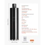 VEVOR Core Drill Bit, 102 mm Diameter, 356 mm Drilling Depth, 1-1/4 in-7 Internal Thread, High-Precision Welding Technology, Wet