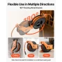 Retractable Air Hose Reel, 15m x 9.5mm Rubber Air Hose Max 300PSI, Auto Rewind Air-Compressor Hoses Reel with 1m Lead in, 180° S