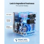 kommerciel ismaskine, 20-28L/H ydelse, 2200W 3-smags bordplade