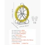 Fish Tape Glasfiber, 100M 6,3MM, Duct Rodder Fishtape
