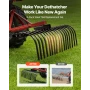 VEVOR Rock Rake Tines, 6 Pack 1" x 5/16" Bolt-Mount Landscape Rake Tines Replacement, One Bolt Hole, High-strength & Heat-treate