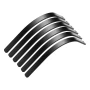 VEVOR Rock Rake Tines, 6 Pack 1" x 5/16" Bolt-Mount Landscape Rake Tines Replacement, One Bolt Hole, High-strength & Heat-treate
