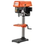 254 mm Benchtop Drill Press, 400W, Bench Drill Press, 440 to 2600 RPM Variable Speed, 0-45° Tilting Worktable, with Laser and LE