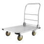 platform lastbil, 907,18 kg kapacitet, kraftig stål fladvogn