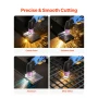 Plasma Cutter, 65A Non-Touch Pilot Arc Plasma Cutting Machine, 220V Digital Display IGBT Inverter with 2T/4T Function & Adjustab