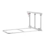 Foldable Bed Rail for Elderly, 70 cm Bedside Assist Rail with Fixing Strap, Adjustable Height Pipe Bedside Cane, High-Strength M