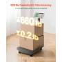 Computing Digital Platform Scale, 300 kg Load, 50 g High Accuracy, Electronic Floor Scale with LB/KG, Tare, Price Calculator, AC