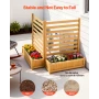 Wooden Privacy Fence, 914 x 1143 mm Air Conditioner Fence, 2