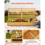 Wooden Privacy Fence, 914 x 1143 mm Air Conditioner Fence, 2