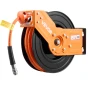 Retractable Air Hose Reel, 15m x 9.5mm Hybrid Air Hose Max