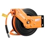 Retractable Air Hose Reel, 15m x 9.5mm Hybrid Air Hose Max