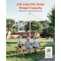 Kids Picnic Table with Umbrella, 3-in-1 Sand & Water Table