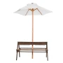 Kids Picnic Table with Umbrella, 3-in-1 Sand & Water Table