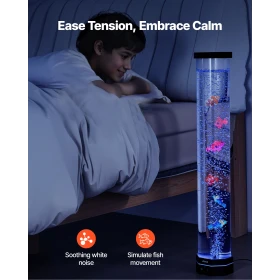 Bubble Tube Lamp 16 Color 80 cm Sensory Aquarium Lamp for
