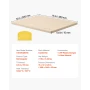 Pizza Stone, 38 x 30 cm Rectangular Cordierite Pizza Stone, Extra Large Baking-Stone with Scraper, 15 mm Thick Heat-Resistant Co