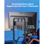 Racing Wheel Stand, Heavy-Duty Simulator Cockpit Steering Wheel