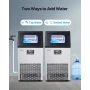 Commercial Ice Maker Machine, 54.43 kg/24h with 12.7kg Storage