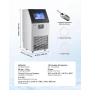 Commercial Ice Maker Machine, 54.43 kg/24h with 12.7kg Storage