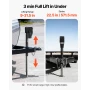 Electric Trailer Jack, 2268 kg Capacity, Electric Power Tongue Jack with Waterproof Protective Cover & LED Light for Travel Trai