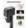 Electric Trailer Jack, 2268 kg Capacity, Electric Power Tongue Jack with Waterproof Protective Cover & LED Light for Travel Trai