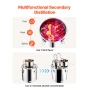 Alcohol Still, 13.2 Gal / 50 L Stainless Steel Water Alcohol