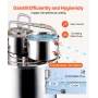 Alcohol Still, 13.2 Gal / 50 L Stainless Steel Water Alcohol