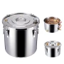Alcohol Still, 13.2 Gal / 50 L Stainless Steel Water Alcohol