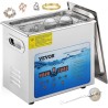 Ultrasonic Cleaner, 36KHz~40KHz Adjustable Frequency, 6L 220V, Ultrasonic Cleaning Machine w/ Digital Timer and Heater, Lab