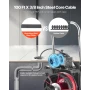 Drain Cleaner Machine 30m x 10.5mm, Auto Feed Sewer Snake Auger