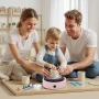 Mini Pottery Wheel, 158 mm Turntable, Forward and Reverse Rotation, Adjustable Speed, Electric Clay Wheel for Kids and Beginners