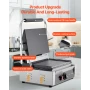 kommerciel panini-grill, 2200 W elektrisk