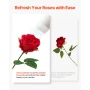 Artificial Flowers, 60 pcs Real Looking Red Foam Fake Roses Bulk, Faux Red Bridal Shower with Stems for DIY Wedding Bouquets, Ho